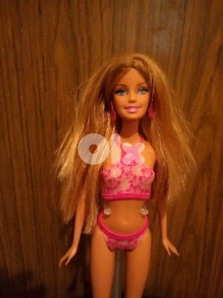 BATH PLAY FUN BARBiE Mattel 2010 As new doll, her swim suit, bend legs 3