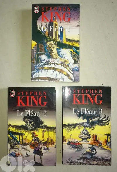 Stephen king "le Fleau" (the stand) volume 1-2-3 roman