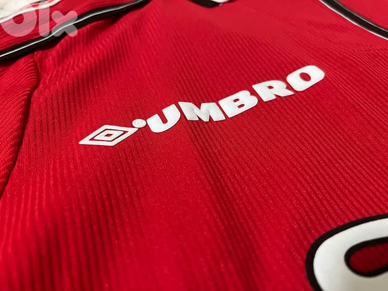 Manchester United 1999 special edition home historic umbro jersey 1