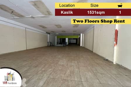 Kaslik 1531m2 | Shop | Rent | High End | Excellent Investment | EH |