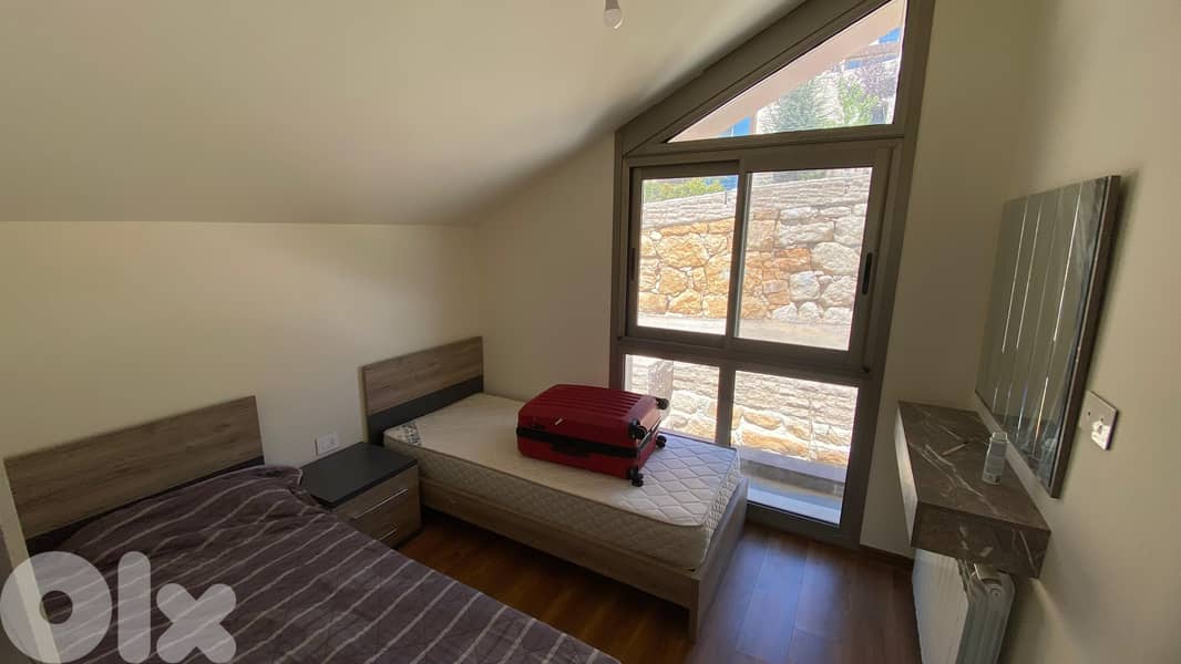 Chalet for sale in Faqra/ New/ Furnished/ Amazing view/ Pool 6