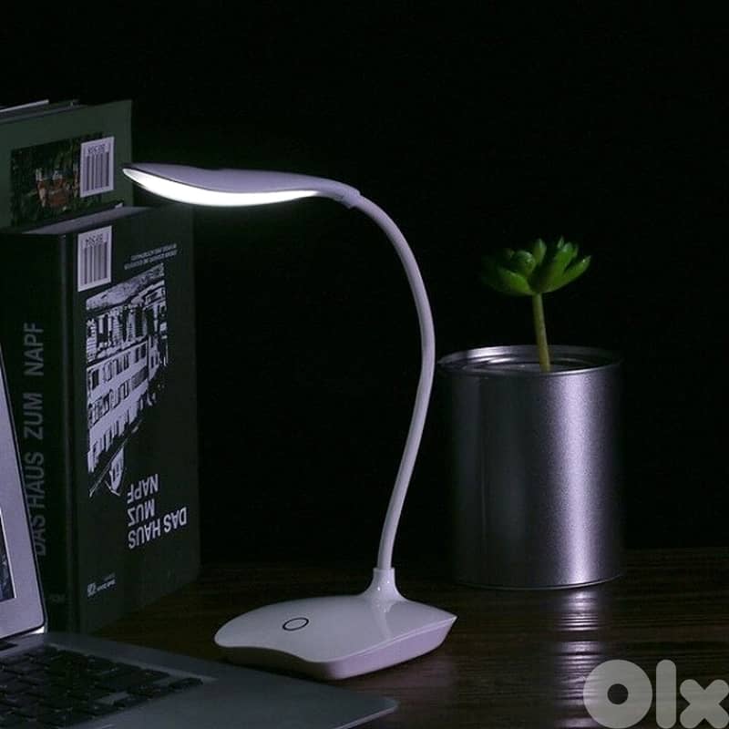 Rechargeable Desk Lamp, 3-Level Dimmable USB LED Light 0