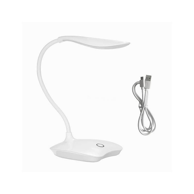 Rechargeable Desk Lamp, 3-Level Dimmable USB LED Light 5