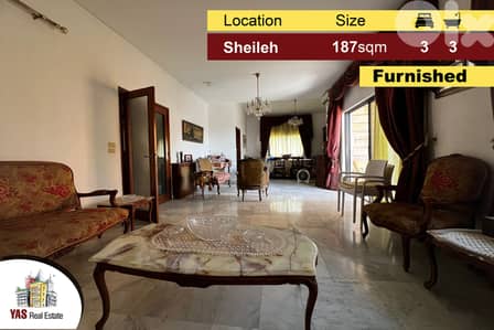 Sheileh 187m2 | Well Maintained | Furnished | Panoramic View | KS |