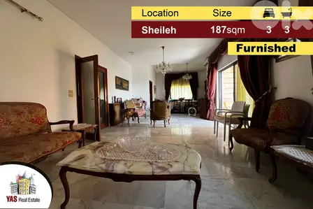 Sheileh 187m2 | Well Maintained | Furnished | Panoramic View | KS |