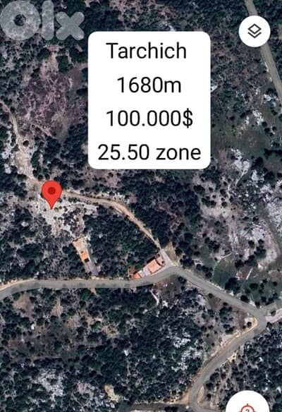 Land for sale in Tarchich | Mountain view أرض للبيع في ترشيش