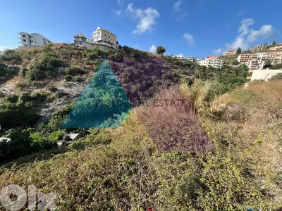 840 m2 land+open mountain view for sale in Blat - أرض بلاط جبيل