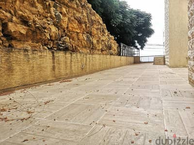 190 Sqm + 225 Sqm Terrace |Semi Furnished Apartment For Sale In Bsalim