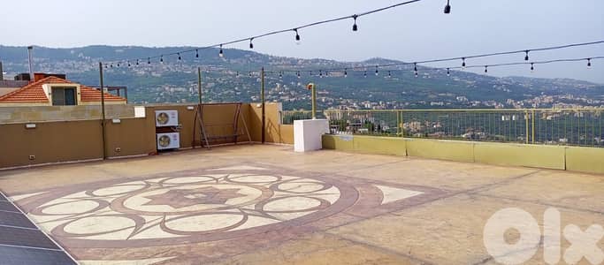 Roof Studio +Terrace for Rent in Yarze روف للاجار في اليرزة