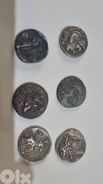 bargain  price silver Roman  coins 15 dollars the grams 5