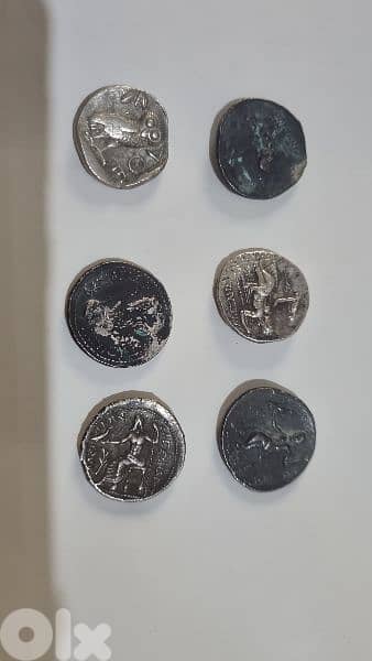 bargain  price silver Roman  coins 15 dollars the grams 6