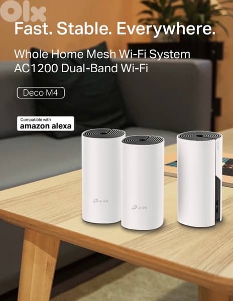 tplink deco M4 Mesh System 3 pack brand new 1