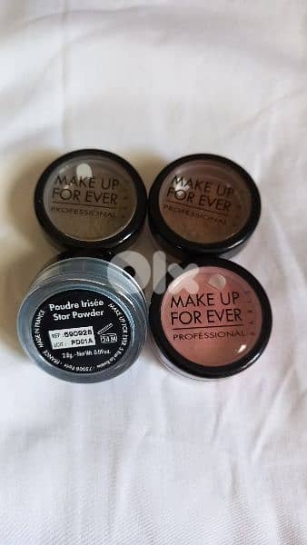 Make up for ever Eye shadows and glitters and star powder 1