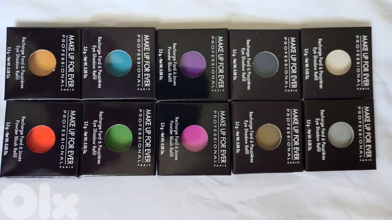 Make up for ever Eye shadows and glitters and star powder 4