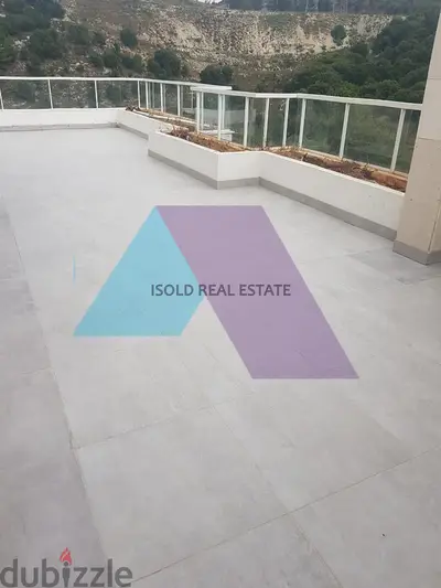 duplex + terrace + open view for sale in Halat - دوبلكس في حالات جبيل