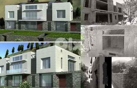 3 Villas Core and Shell for sale in Meerab | Mountain view