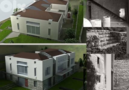 3 Villas Core and Shell for sale in Meerab | Mountain view