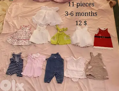 Baby Clothes 3-6 monthsثياب بيبي