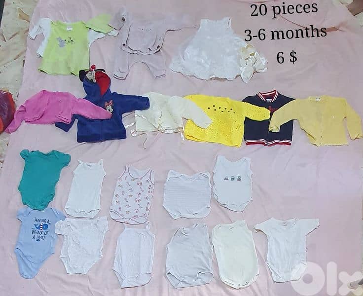 Baby Clothes 3-6 monthsثياب بيبي 1