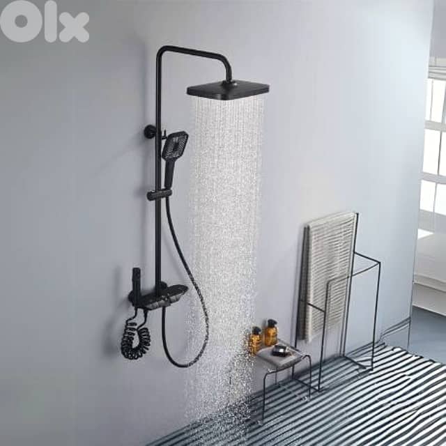 Thermostatic Shower Mixer with Digital Display & Spray Gun 0