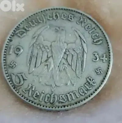 German Hitler Nazi silver Commemorative Coin of Postdam church 1934