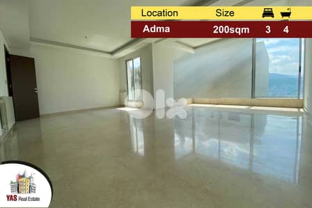 Adma 200m2 | Sea View | Well Lighted Apartment | Catch | RA |