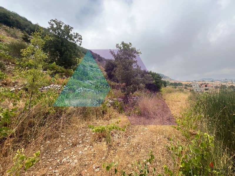 1500m2 land + open mountain view for sale in Ehmej 0