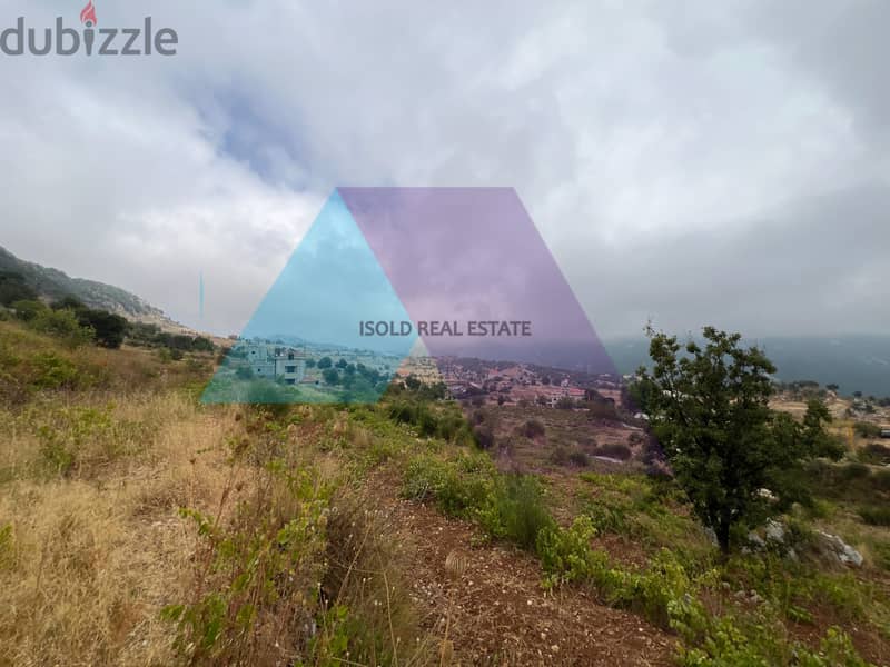1500m2 land + open mountain view for sale in Ehmej 3