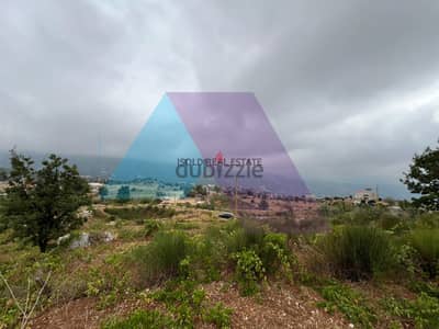 1500m2 land + open mountain view for sale in Ehmej