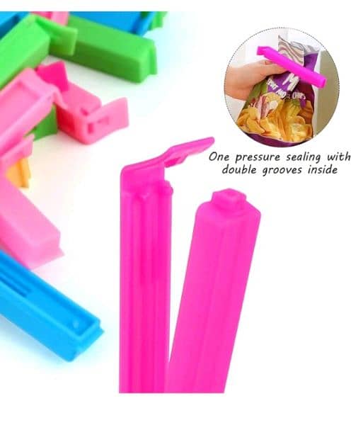 food and cereal bags sealing clips set 2$ 1