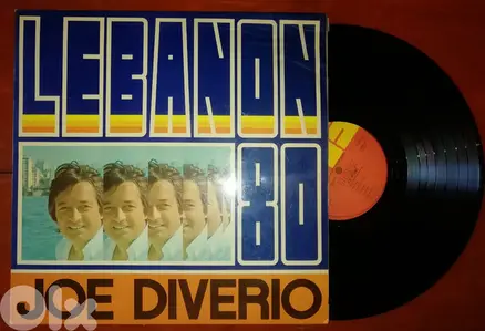 Joe Diverio "Lebanon 80" vinyl gatefold cover vg  vinyl vg