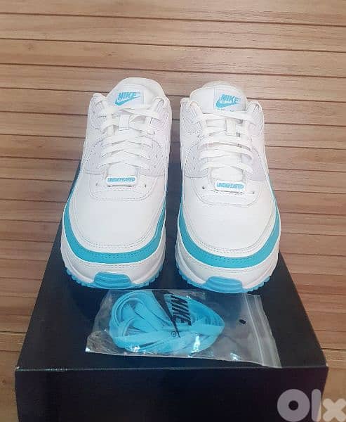 Undefeated x Air max 90 White/ Blue furry 2