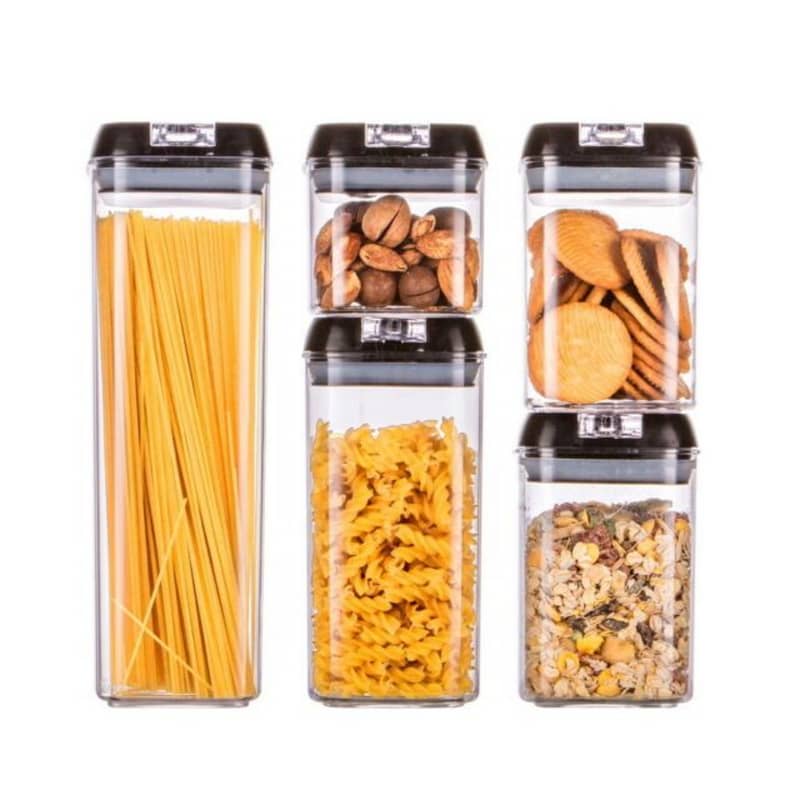 Airtight Sealed Stackable Food Storage Container Set 5 PCS A-525 0