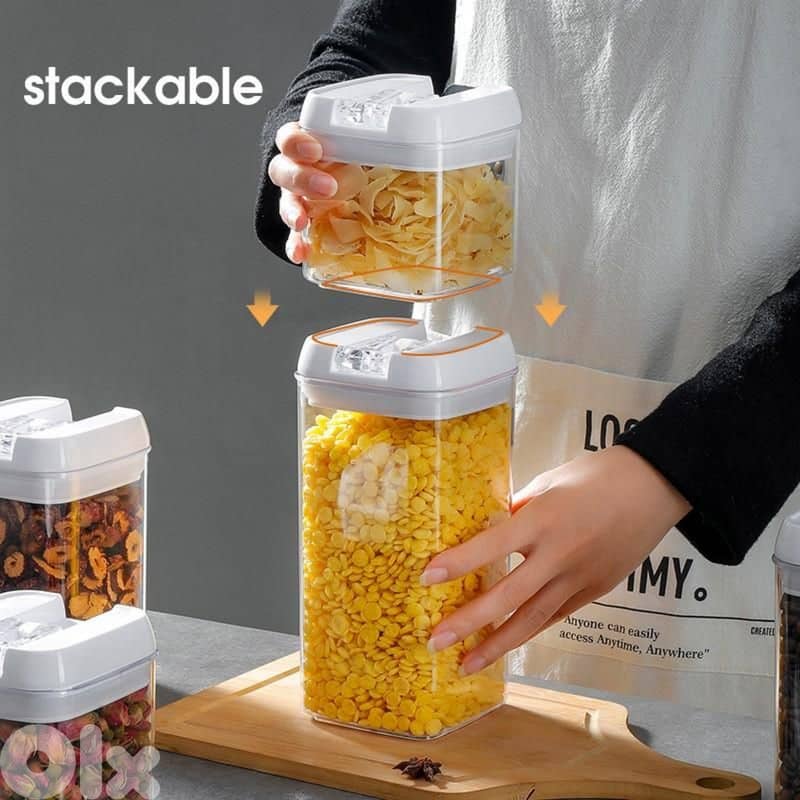Airtight Sealed Stackable Food Storage Container Set 5 PCS A-525 2