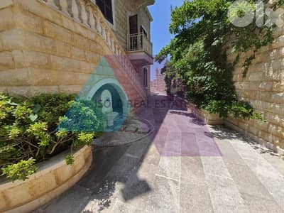 1500 m2 villa+garden +terrace+pool+Open Sea View for sale in Keserwan