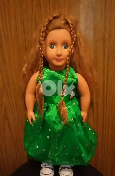 OUR GENERATION BATTAT Long hair Big doll 46Cm Still Good+Shoes=25$
