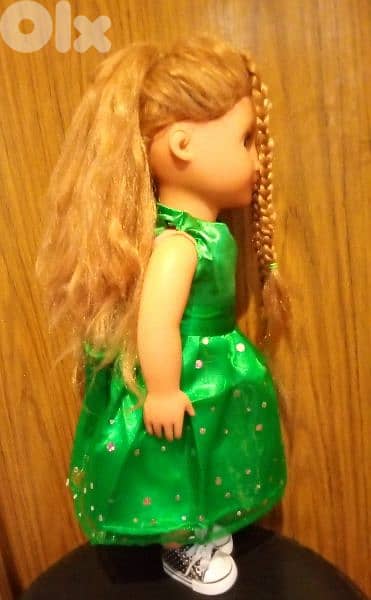 OUR GENERATION BATTAT Long hair Big doll 46Cm Still Good+Shoes=25$ 5