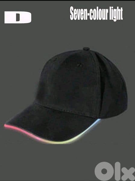 قبعه مضيئه 0