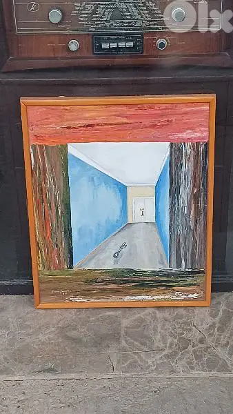 لوحة رسم زيتي اوروبية