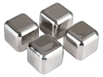 stainless steel ice cubes