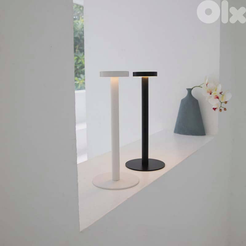 Modern Table Lamp, 2-Level LED Light, Aluminum Body 2