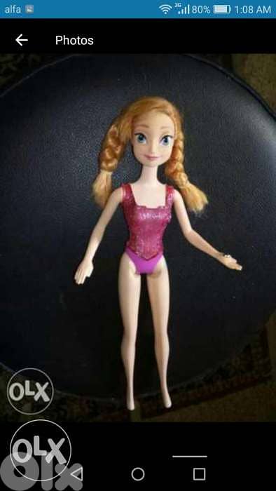 ANNA MUSICAL LIGHT MAGIC Princess still good working mechanism doll=20 2