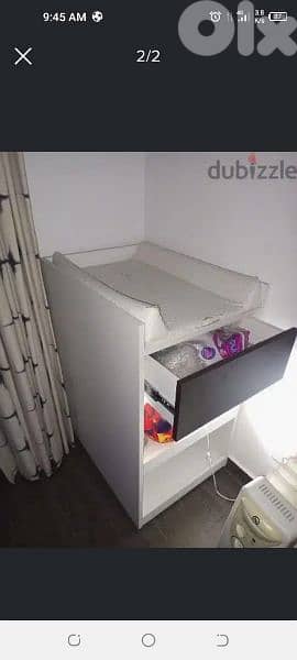 Wooden baby crib + Wooden Extension 220$ both 0