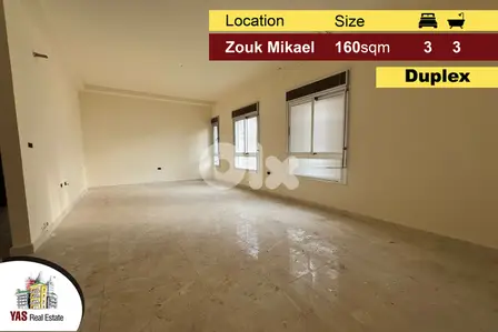 Zouk Mikael 160m2 | New Duplex | Excellent Condition | EH |