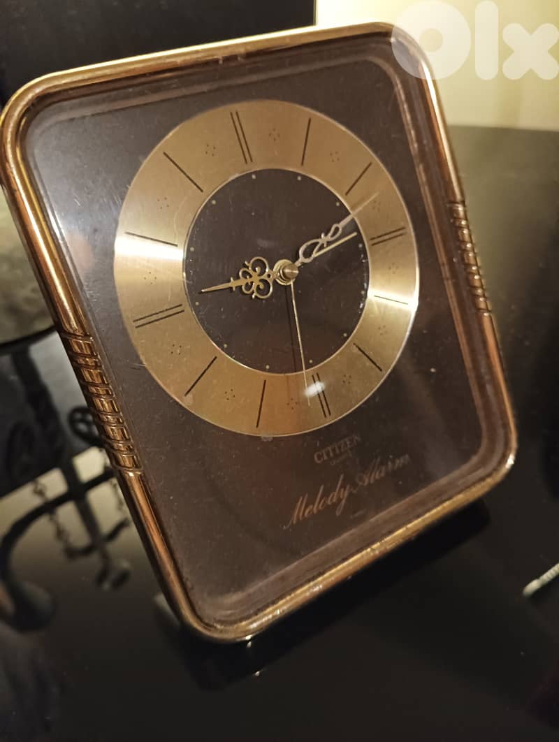 Vintage Citizen Quartz Melody Alarm Clock QKM-875 4