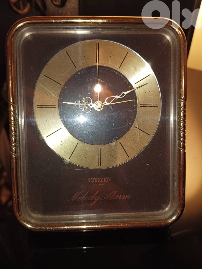 Vintage Citizen Quartz Melody Alarm Clock QKM-875 7