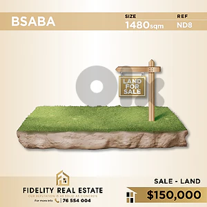 Land for sale in Bsaba ND8