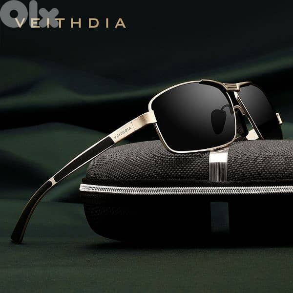 UV 400 Luxury Veithdia Men's Polarized Sunglasses, best shades. 0