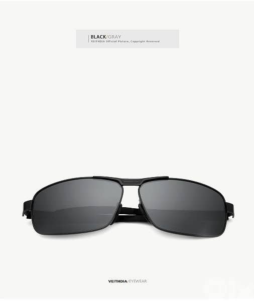 UV 400 Luxury Veithdia Men's Polarized Sunglasses, best shades. 4