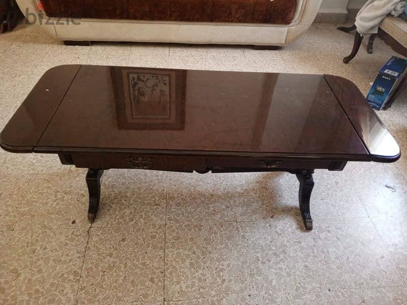 classical living room, Mogano Wood- صالون كامل خشب زين 3